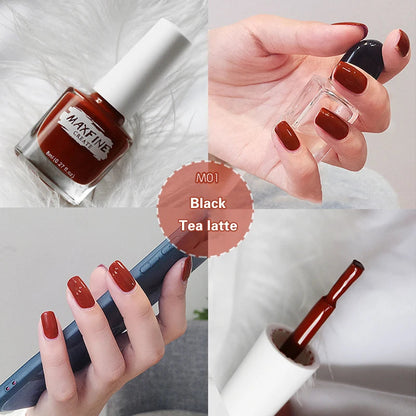 New Nail Polish Quick Dry No-bake Lasting Water-based Tearable Manicure Not Easy To Fade Semi-permanent Varnish Nail Art Good Vibrations