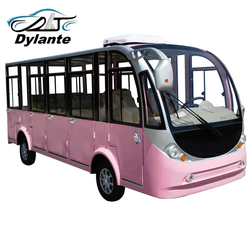 2025 Manufacturer Affordable New Electric Car Closed Tourist Bus 11 Seater Lithium Battery Electric Tour Bus Safe And Reliable Good Vibrations