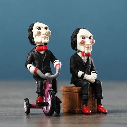 Horror Movie Saw Billy Mini Model Figurals Brinquedos Figure Good Vibrations