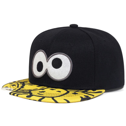 Unisex Eye PIZZA Embroidery Hip-hop Hats Spring and Autumn Outdoor Adjustable Casual Baseball Caps Sunscreen Hat Good Vibrations