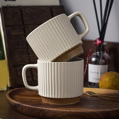 Mug universal drinking cup spoon household water cup office ceramic cup coffee cup milk cup tea cup Good Vibrations