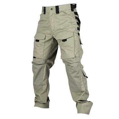 Tactical Pants Men Multi-Pocket Outdoor Cargo Pants Military Combat Trousers Men's Wear-Resistant Hiking Work Trousers Male Good Vibrations