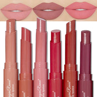 Nude Matte Lipstick Waterproof Lip Sticks Not Fading Sexy Red Velvet Lipsticks for Women Make Up Long Lasting Lip Cosmetics Good Vibrations