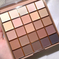 Cool Low Saturation Pure Wind 25 Color Eyeshadow Plate Pearl Matte Color Ins Affordable Makeup High Color Rendering Eyeshadow Good Vibrations