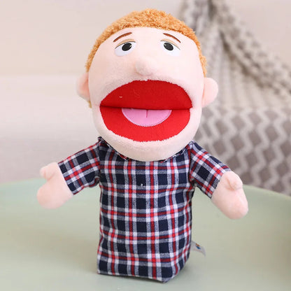 28-33cm Kids Plush Finger & Hand Puppet Popular Activity Boy Girl Role Play Bedtime Story Props Family Role Playing Toys Doll Good Vibrations