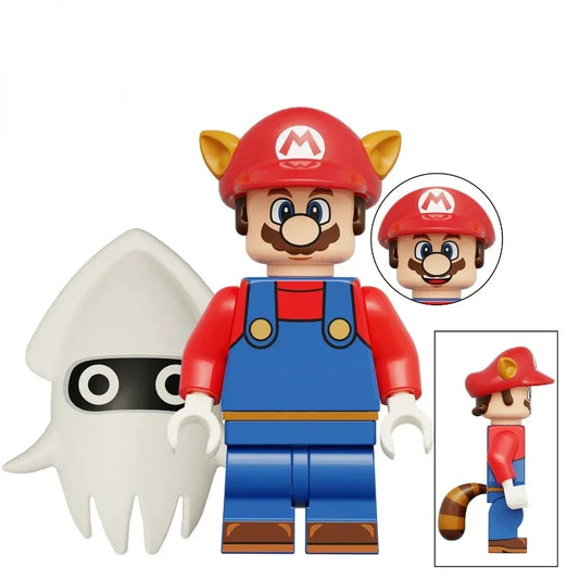 Super Mario Bros Figures Dolls Assemble Ornament Anime DIY Kids Toy Mini Desk Funny Decoration Assembly small Toys Accessories Good Vibrations