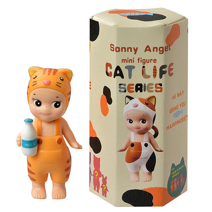 Sonny Angel Animal Blind Box 20th Anniversary Harvest Series Fruit Angel Anime Figures Dolls Toy For Children's Christmas Gift Good Vibrations