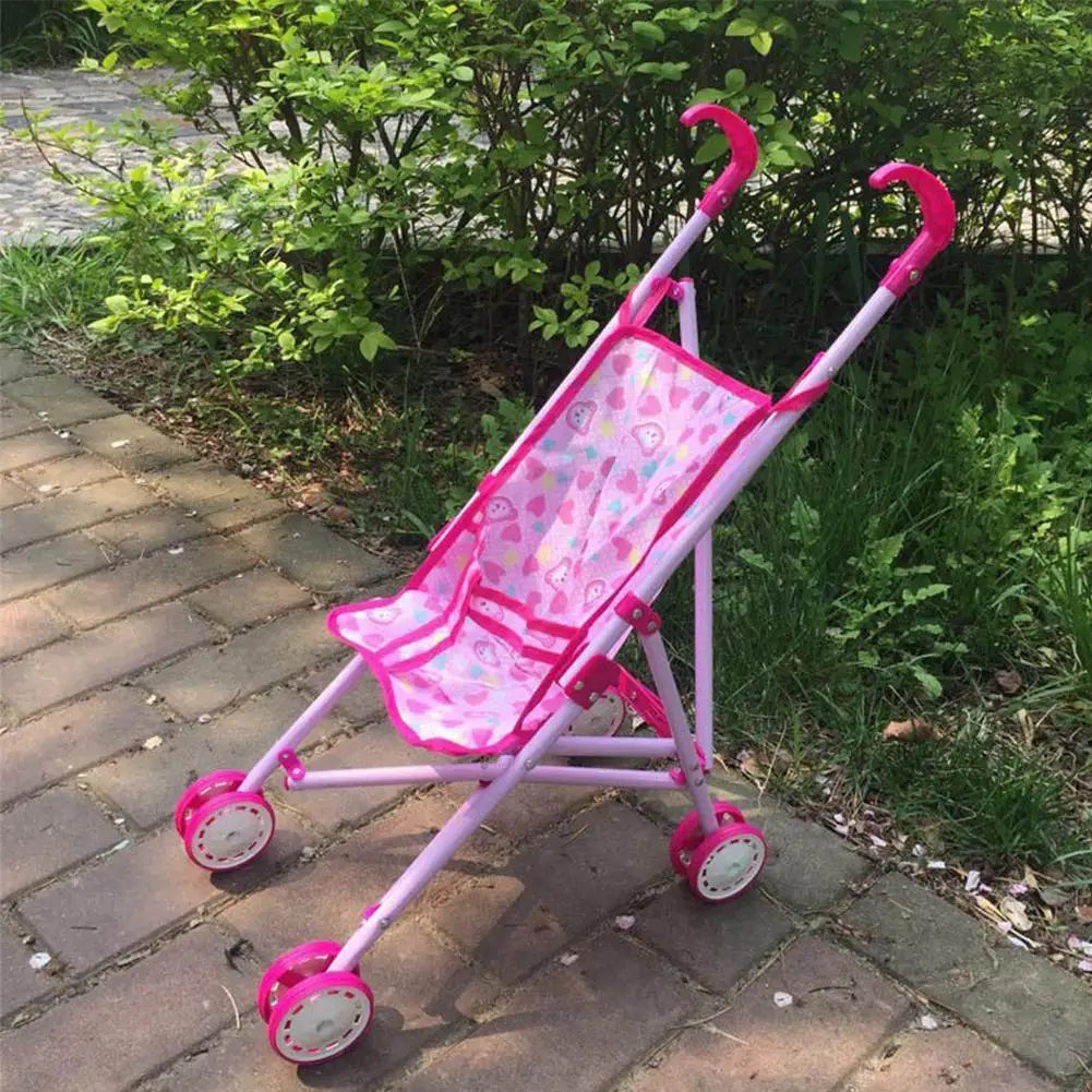 Toys For 1 Year Old Toys For 9 Year Old Boys Pretend Play Foldable Doll Stroller Toddler Learning Toy Girls' Imagination Booster Good Vibrations