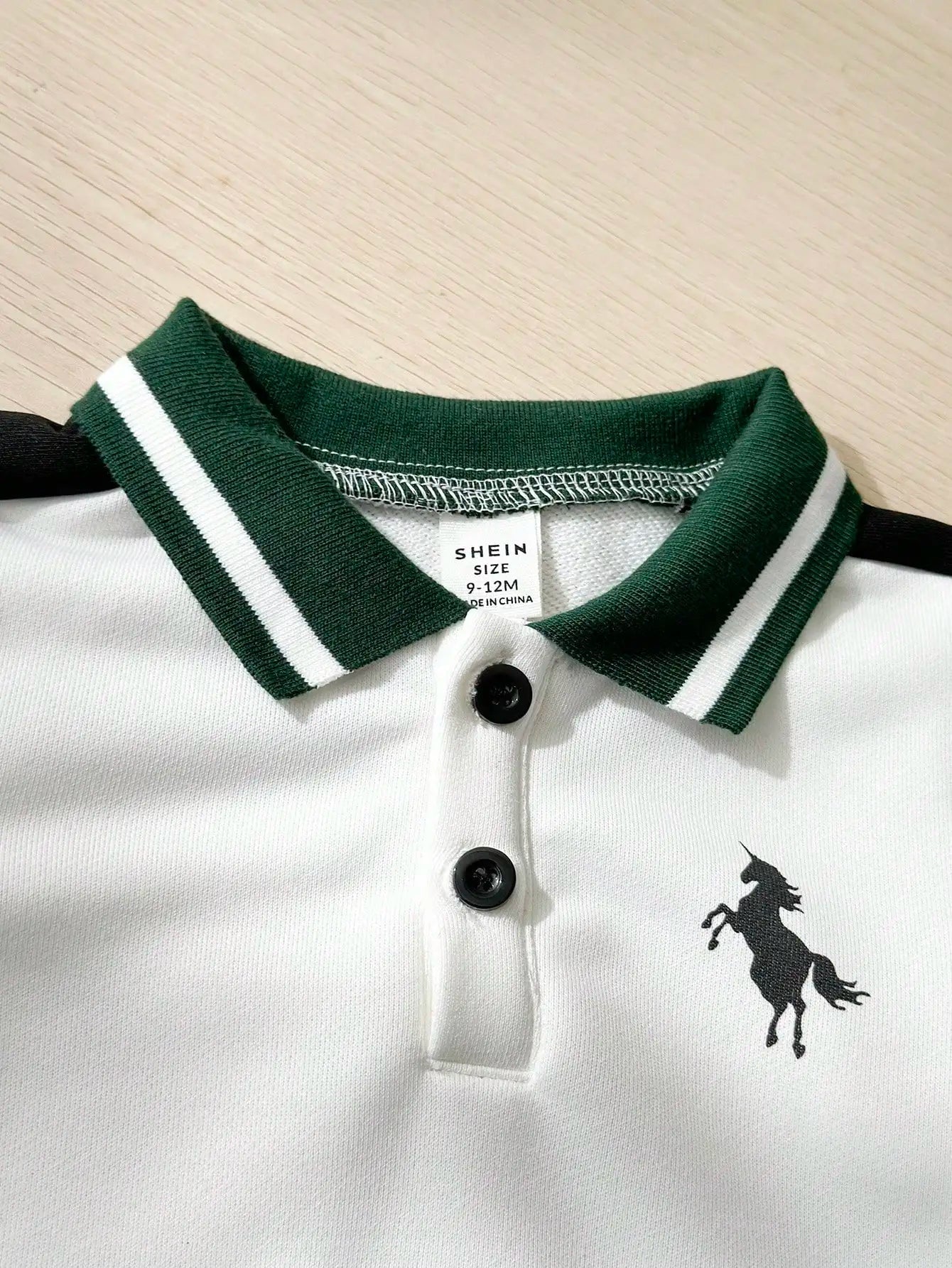 Autumn And Winter Baby Boy Casual And Versatile Top Autumn Little Boy White Lapel Printed Long-Sleeved Shirt Good Vibrations