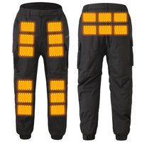 18 Heated Pants Men Women USB Electric Heating Trousers Thickened Warming Heating Leggings Camping Thermal Heated Clothes Good Vibrations