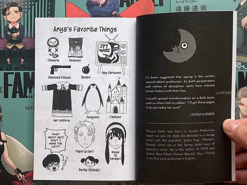 English Version Japanese Anime SPY×FAMILY Official Comic Book Volume (Spy Play House) Espionage, Action, Family, Comedy Book Good Vibrations