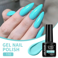 VOKY 12 PCS Gel Nail Polish - Shiny Finish - Safe Ingredients - Suitable for Nail Trimming at Home and in Beauty Salons Good Vibrations