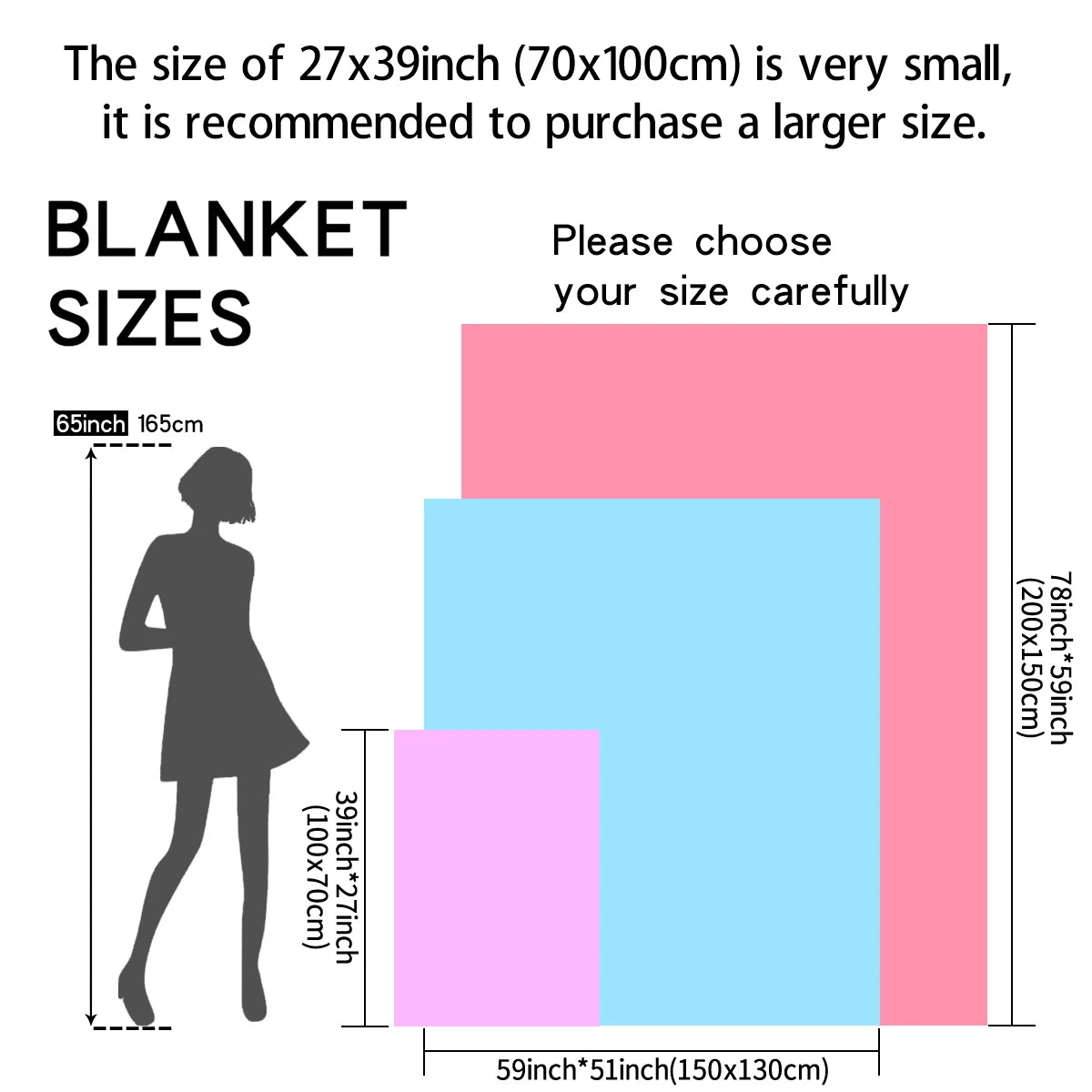 1pc flannel blanket - soft, comfortable, warm nap blanket, Christmas exquisite gift blanket, available in multiple colors Good Vibrations