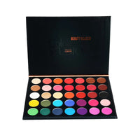 BEAUTY GLAZED Palette Eyeshadow 35 Colors Matte / Shimmer Natural Smokey  Glitter Eyeshadow  Make Up Good Vibrations