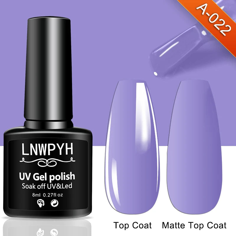 Nail Gel Polish 36 Color Gel Nail Polish Semi Permanent Gel Vernis Base Top Coat Nail Art Manicure Soak Off LED UV Gel Varnishes Good Vibrations