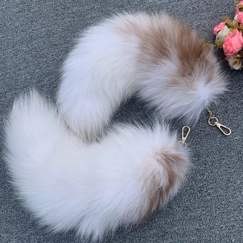 Fox Tail Cosplay Butt Plug - 40cm Furry Cross for Cosplay Fun