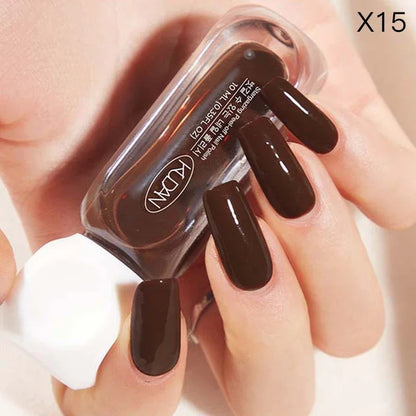 10ml Peel Off Water-Based Starry Nail Polish Fast Drying Long-Lasting Healthy And Brightening Effect No Need Lamp Cure Good Vibrations