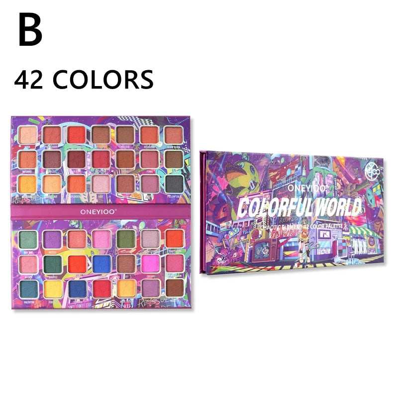 15 to 46 Colors Eyeshadow Palette Colorful Shimmer Eye Shadow Palettes Makeup for Face Eyes Gift for Girl Beginner Good Vibrations