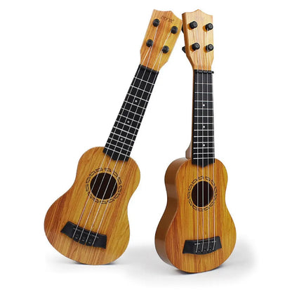 35cm Children Guitar Toy Can Be Used To Play Elementary Instruments With Paddles Simulating Yukrili Music Toys Good Vibrations