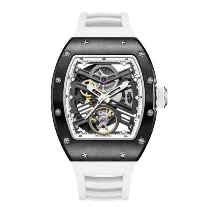 Fashion Sports Waterproof Automatic Watch OEM Barrel Case Mechanical Wristwatch Wholesale Latest Design Good Vibrations