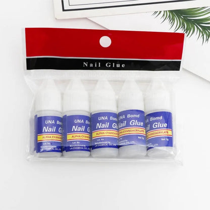 1Set*3g Fast Drying Bond Nail Glue for False Nail Tips Strong Adhesive Glue Professional Acrylic Art Nail Rhinestone Glue Gel &* Good Vibrations