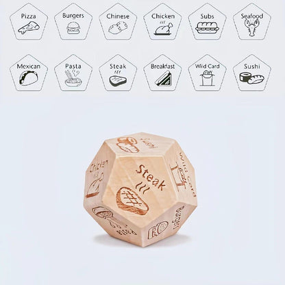 Dice for Her Him Couples Gift Ideas Food Decision Dice Games Christmas Birthday Valentines Day Gifts for Wife Husband Good Vibrations