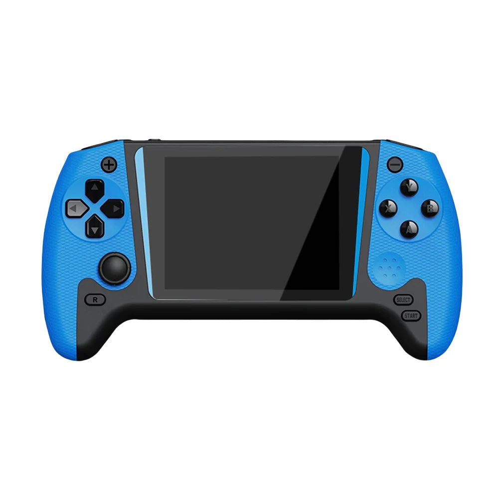 Retro Handheld Game Console 3.5inch LCD Screen Built-in 500 Games Gaming Console TV Connect Video Game Console for Single Player Good Vibrations