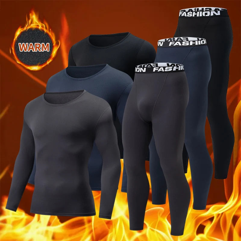 2-piece Autumn And Winter Solid Color Fashionable Casual Base Set Slim Fit Sports Fitness Long Sleeved Pants Warm Underwear Set Good Vibrations