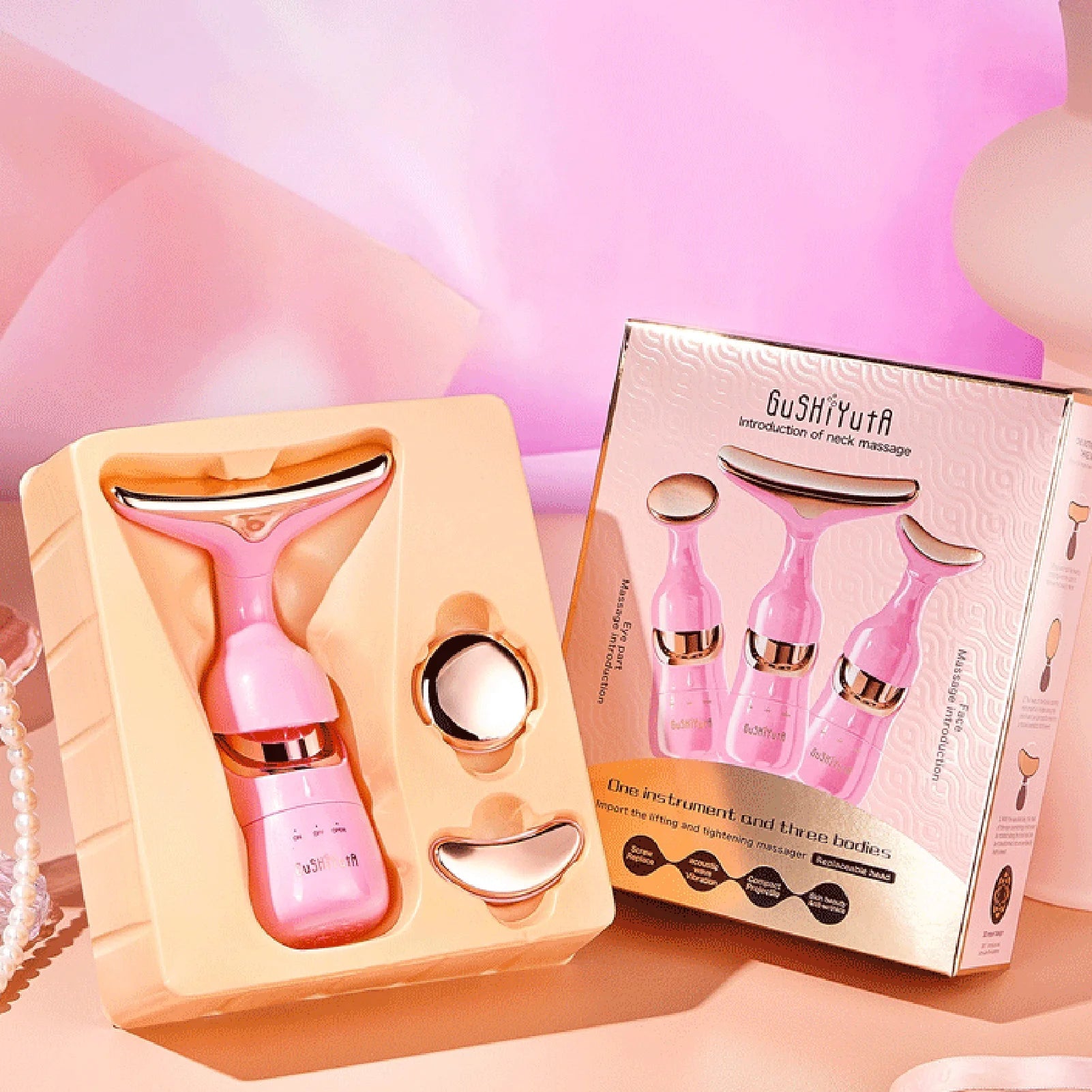 3 Heads Skin Care Facial Firming Massager Multifunction Skin Care Face Sculpting Tool for Women Daily Skin Care Routine Good Vibrations Adult Super Store