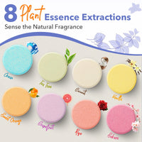 Shower Steamers Aromatherapy -8 Pack, Mothers Day Gifts for Mom, Birthday Gifts for Women Wife Teen Girls, Natural Essential Oil Good Vibrations Adult Super Store