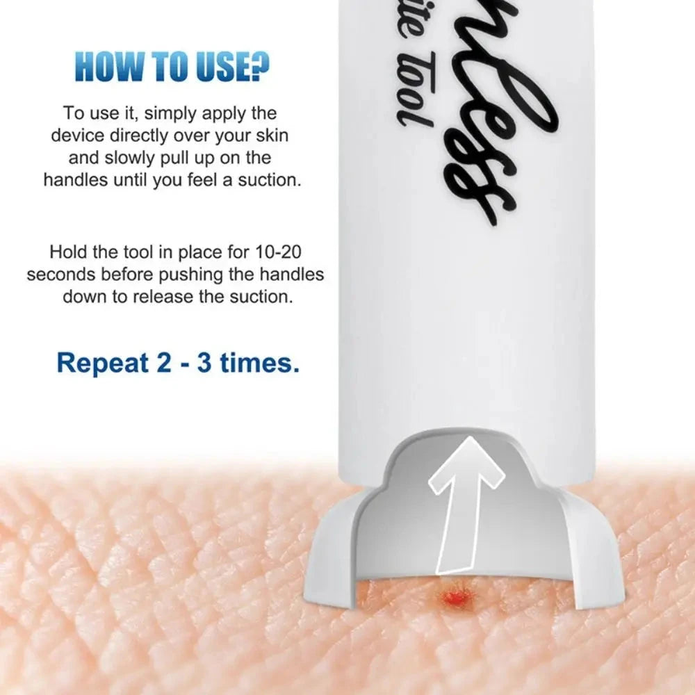 Outdoor Gadgets Extract Venom Insect Sting Sucker Vacuum Sting Relief Venom Extractor Bite Relief Chemical Free Bee Bite Good Vibrations