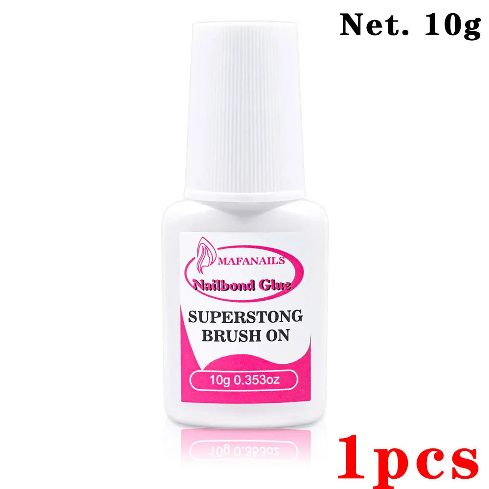 1/5/10pcs Super Strong Nail Bond Glue Acrylic Tips & Rhinestone Professional Nail Glue 2g/3g/7g/10g Fast Dry Long Lasting Glue Good Vibrations