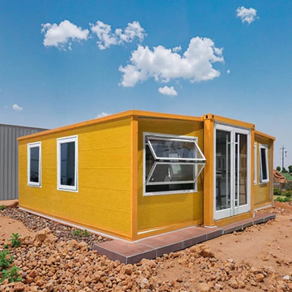 Modern Prefab House for Sale 20ft Expandable Tiny Home 2 Bedroom Modular Prefabricated House with Bathroom and Kitchen Good Vibrations