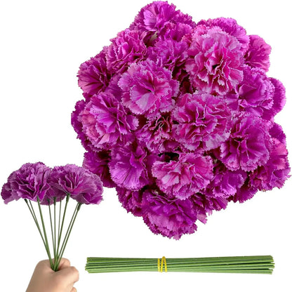 50Pcs Mexican Marigold Artificial Flowers for Day of The Dead Diwali Home DIY Craft Party Halloween Dia De Los Muertos Decor Good Vibrations