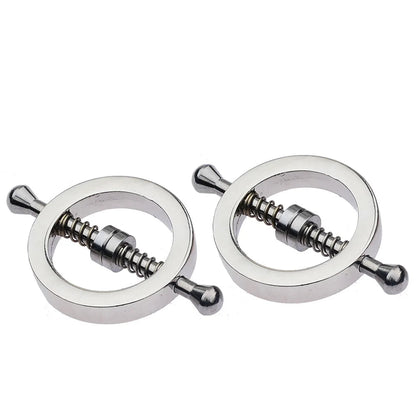 Funny Nipple Rings Stainless Steel Clip on Nipple Rings Shield Rings Barbell Ring Bar Nipple Rings Body No Piercing Jewelry Good Vibrations
