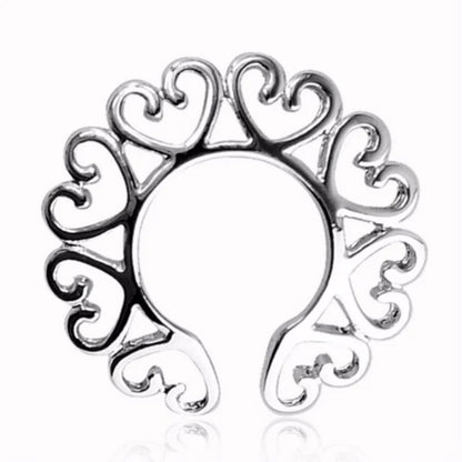 Straight Rod Snake Wing Nipple rings Breast Ring Heart Shaped Adjustable Nipple Piercing Human Jewelry Good Vibrations