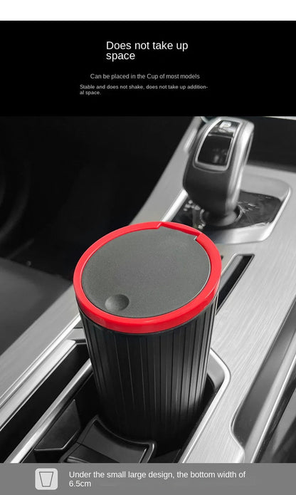 Universal Car Trash Bin Can Mini Auto Dust Organizer Car Interior Rubbish Bag Garbage Container Storage Box Bucket Auto Accessor Good Vibrations