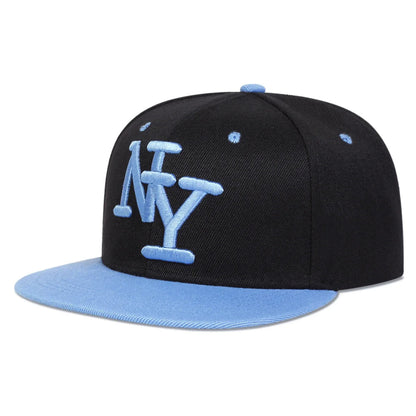 Unisex NY Letter Embroidery Hip-hop Hats Spring Autumn Outdoor Adjustable Casual Baseball Caps Sunscreen Hat Sports Cap Good Vibrations