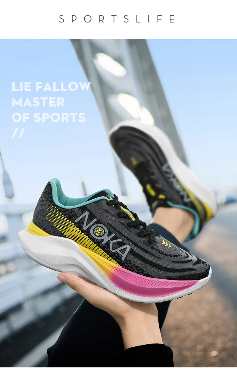 Men Women High Quality Light Running Shoes Cushion Training Shoes Lightweight Wear-Resistant Sneakers Good Vibrations