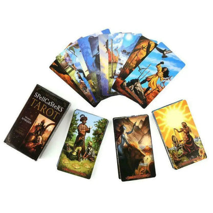 78 Cards for Beginners & Professionals – Divination Tool for Daily Guidance Modern Spellcaster’s Tarot Deck, 11.5*6.3cm Good Vibrations