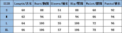 2 Pieces Set Women Europe Fall 2022 Outfit Sexy Nail Bead Pure Color Round Collar Long Suit Sports Set Dropshipping ZXP9596 Good Vibrations