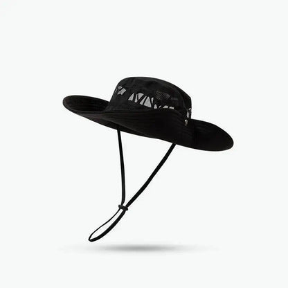 Summer Hats For Men Women Unisex Cowboy Hat Big Brim Fishing Hat Outdoor Fisherman Cap Sunscreen Mountaineering Hiking Sun Hat Good Vibrations