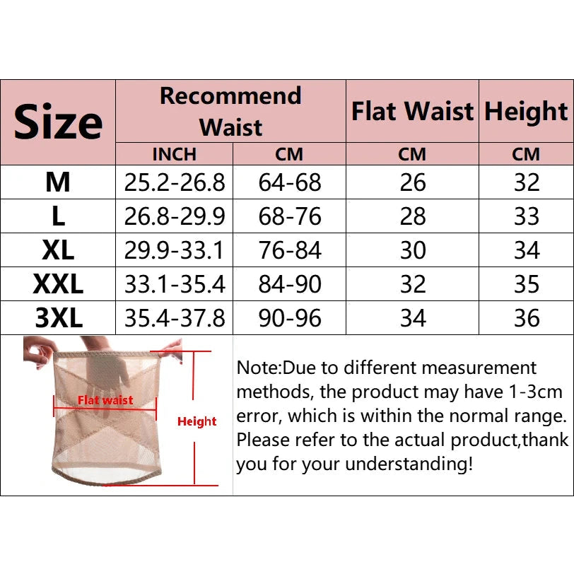 Mesh Waist Belt for Waist Shaping Crossover Abdominal Shapewear for Women Modeling Straps Control Tummy Slimming Belt Shaper Good Vibrations
