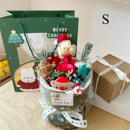 Christmas gift, finished teddy bear bouquet, birthday gift, gift for teacher, girlfriend, best friend, bouquet, souvenir Good Vibrations