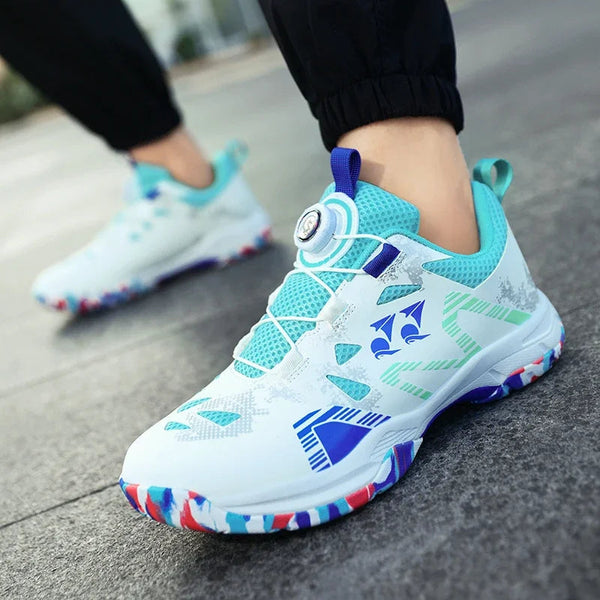 Lightweight and Breathable Tennis Shoes Men's and Women's Cushioned Sports Shoes Outdoor Badminton Shoes Anti Slip Walking Shoes Good Vibrations