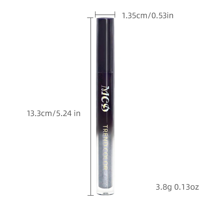 13-Shade Waterproof Liquid Eyeshadow Palette - High Shine  Long-Lasting & Smudge-Proof Makeup Set for Glamourous Looks glitter Good Vibrations