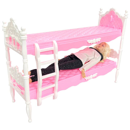 Fashion Dollhouse Furniture For 11.5 inch Dolls Accessories 1:12 Wardrobe Bed Chair Sofa 29-32 cm Doll Shoe Rack Slide Toys  JJ Good Vibrations