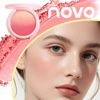 Vibrant Blush Palette, Multi-Color Gradient Design, Lightweight & Blendable Color, Face Cosmetics, With Easy-To-Use Mirror Good Vibrations