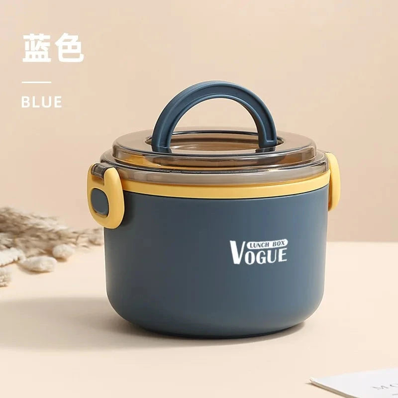 Food Thermal Jar Insulated Soup Thermos Bottles Stainless Steel Lunch Box Drinking Cup Bento Lunch Box Women Hot Food Container Good Vibrations