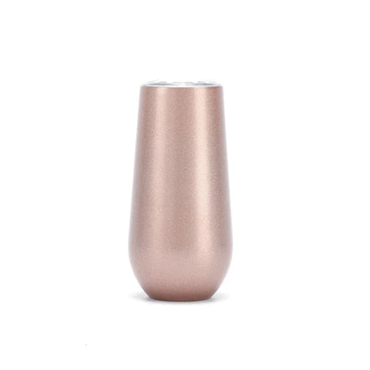 Personalized Bridesmaid Champagne Tumbler Good Vibrations